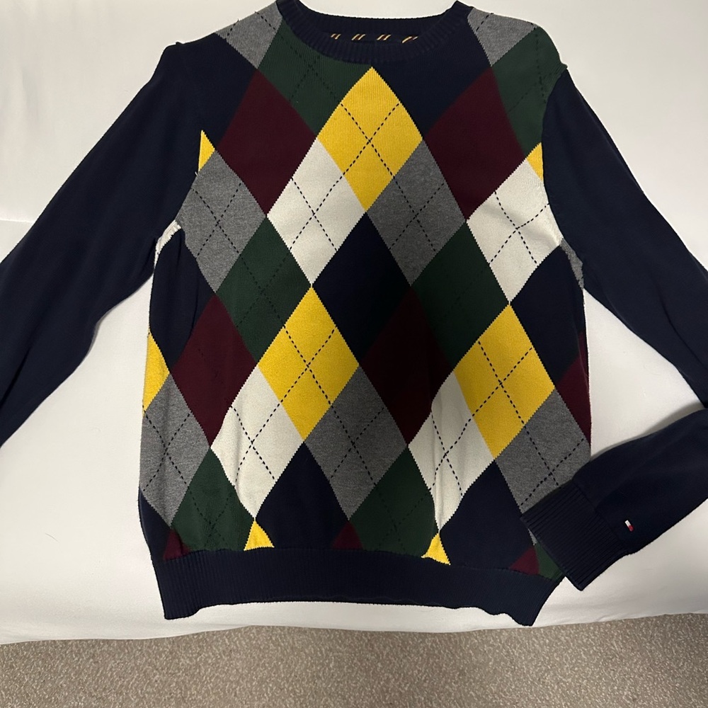 Men's Tommy Hilfiger Argyle Sweater - Multicolor